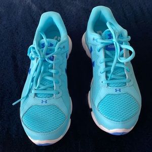 Under Armour Micro G Assert Sneakers, Blue, 10